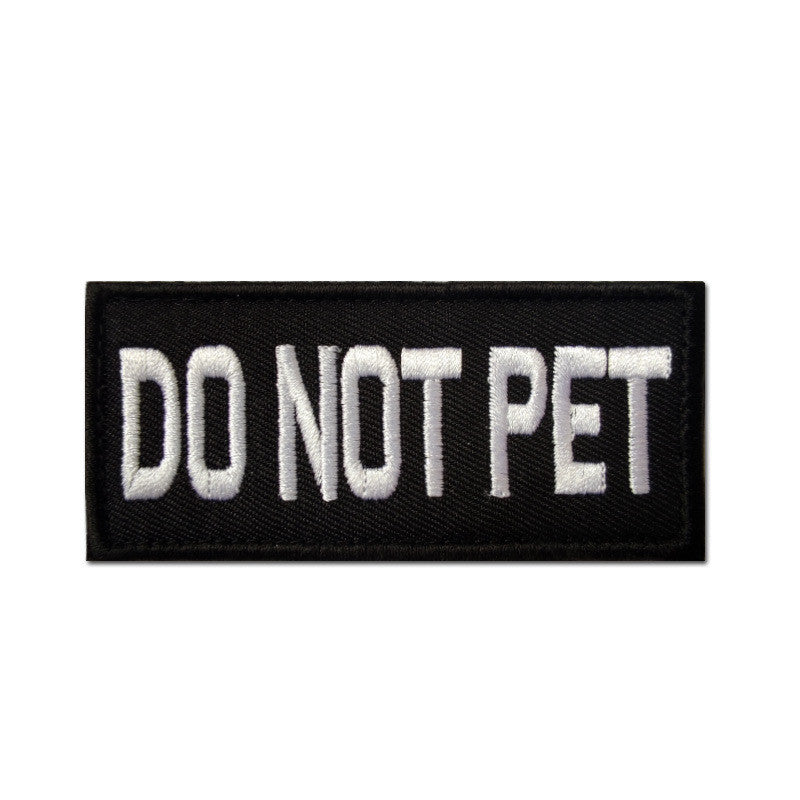 Embroidered Velcro Pet Dog Carrier Sticker Stamp Service Dog-0