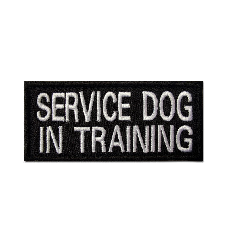 Embroidered Velcro Pet Dog Carrier Sticker Stamp Service Dog-3