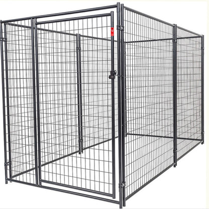 High Quality Large Galvanized Outdoor Dog Kennel/Metal Dog Run Cage-0