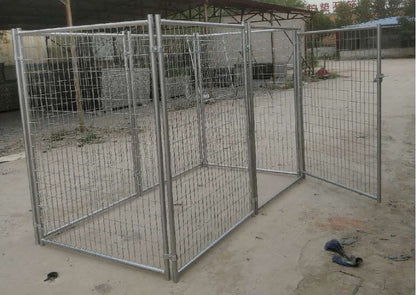High Quality Large Galvanized Outdoor Dog Kennel/Metal Dog Run Cage-4